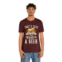 Djed pivo pivo, day poklon oca, grafička piva majica