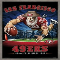 San Francisco 49ers - krajnji zidni poster, 22.375 34
