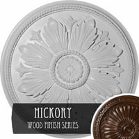 5 8 od 1 2 P Kaya plafonski medaljon, ručno oslikan Hickory