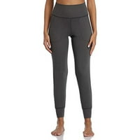 Penkiiy pantalone za jogu ženske rastezljive Yoga helanke fitnes za trčanje u teretani sportske aktivne pantalone pune dužine tamno sive Yoga helanke za žene