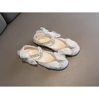 Eloshman Kids Haljine cipele za gležnjeve stanovi ujednačene mary jane sandale performanse lagana bowknot