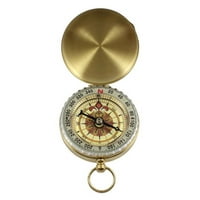 Visokokvalitetni kampovi pješački džep mesing zlatni kompas prijenosni kompas navigacija za aktivnosti