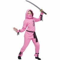 Kostimi za sve prigode Ružičasta kostim haljina za Halloween-haljina ninja djevojke za dijete, L