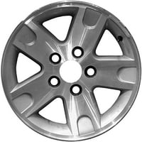 Preokret OEM aluminijumski aluminijski kotač, sjajno srebrne obrade, uklapa se 2002- ford render