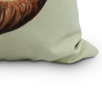 Cornicopia vijenac svijetlo zeleni jesenji Print dekorativni jastuk za bacanje
