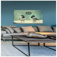 Marmont Hill 'zdravo ptice 2' Robin Delean slika Print na umotanom platnu