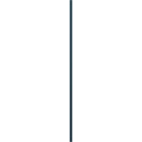Ekena Millwork 3 4 W 50 HRED AMERMIKA VINYL, TAYORMADE Dva jednaka panela, povišene panel, w Instalacijski zatvarač-Lok's, - klasična plava