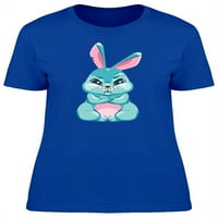 Divno Angry Bunny Cartoon T-Shirt žene-slika Shutterstock, ženski mali