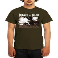 Napad na Titan sezonu Engleski i kanji logo Muški grafički kratki rukav