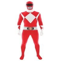 Dječak tinejdžer Crvena snaga Ranger Skinsuit, size Mali kostim za Halloween