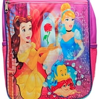 Djevojke Disney Princess Belle Pepeljuga Ariel Girls Ruksak - Ljubičasta i ružičasta 15