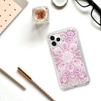 Osnove iPhonea Pro Mandala srce ružičasto i ljubičasto