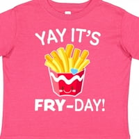 Inktastic Yay its Fry dan sa slatkim pomfritom poklon za malog dječaka ili malu djevojčicu T-Shirt