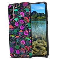 Pretty-floral-purple-boho-flowers-Estetic-and-max-Cottagecore futrola za telefon, Deginirana za Samsung Galaxy S Fe Case muškarci žene, fleksibilna silikonska futrola otporna na udarce za Samsung Galaxy S FE
