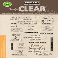 Hero Arts Clear Marke 4 X6 Čudno i divno