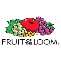 Fruit of the Loom Boys 4-majica za vrat sa dugim rukavima sa rebrastim manžetama