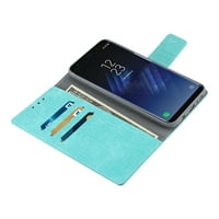 Samsung S Edge S Plus The Denim novčanik sa gumnim unutrašnjim školjkama i Kickstand funkcijom u plavoj