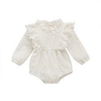 Kali_store Bodysuit za djevojku unisex-baby multi dugih rukava dječije veličine veličine, bijelo