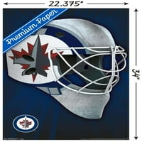 Winnipeg Jets - zidni poster maska, 22.375 34