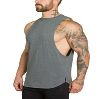 Colisha Men Workout Tank Tops Plain Gym Shirts Muscle Tee Bodybuilding Fitnes Majice Bez Rukava