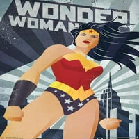 Comics - Wonder Woman - zidni poster konstruktivizma, 14.725 22.375