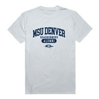 Metropolitan State University of Denver Roadrunners Alumni majica-bijela, X-velika