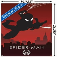 Marvel Heroic Silhouette - Zidni poster Spider-Man, 14.725 22.375