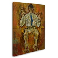 Zaštitni znak likovne umjetnosti 'Portret Pariza von Gutersloh' platna umjetnost Egon Schiele