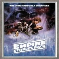 Star Wars: Empire udara natrag - jedan zidni poster, 22.375 34 uokviren