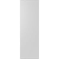 Ekena Millwork 18 W 58 H True Fit PVC seoska kuća ravna ploča kombinacija fiksnih kapaka za montiranje, Raisin Brown