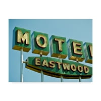 Zaštitni znak Likovna umjetnost 'Vintage Motel III' Canvas Art Od Recapturist