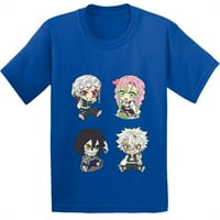 Popularni Anime Demon Slayer štampani T-shirt dječak djevojka ljeto pamuk okrugli vrat T-shirt Funny Casual Top
