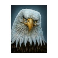 Totem ćelavog orla ' platnena Umjetnost Patricka Lamontagnea