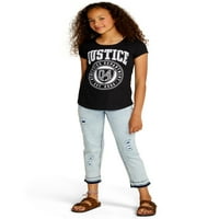 Pravda Djevojke Logo Grafički Majice, 2-Pack, Veličine 5 - & Plus