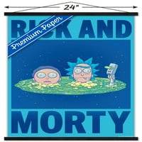 Rick i Morty - Naslov zidnog postera sa drvenim magnetskim okvirom, 22.375 34