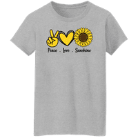 Grafička Amerika Ljetni mir Love Sunshine Ženska grafička majica