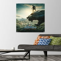 Marvel Cinematic univerzum - Black Panther - Panther Monument Poster One lim sa push igle, 22.375 34