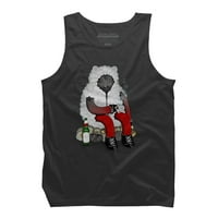 Wolf u ovčjoj odjeći muški bijeli grafički tenk top - Dizajn od strane ljudi 2xl
