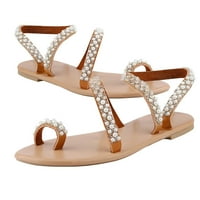 Wozhidaoke cipele za žene Novi ljetni biserni sandalias Para Mujer