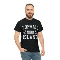 Topsail otok Sjeverna Karolina Unise grafička majica, Veličine S-5XL