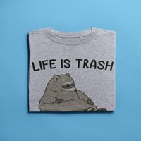 Život je majica smeća, muško 3x-velika