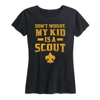 Instant Message-Boy Scouts of America My Kid a Scout-ženska kratka rukava grafički T-Shirt