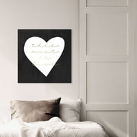 Wynwood Studio tipografija i Citati grafike na zidnom umjetničkom platnu 'mora biti ljubav' ljubavni Citati