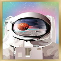 Poster portreta astronauta, 14.725 22.375 Uramljeno