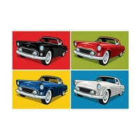 Ron Magnes 'Thunderbird Classic Car' Platno Art