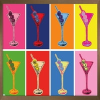 Martini kokteli zidni poster, 14.725 22.375