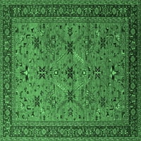 Ahgly Company Zatvoreni pravokutnik orijentalni smaragd zeleni tradicionalni prostirke, 8 '10'