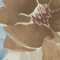 Plava čokolada Floral by Willowbrook Art Print