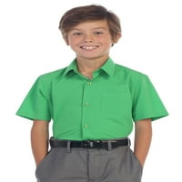 Dječakov majica s kratkim rukavima, zelena, 18