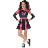 Gothic Cheerleader Child Halloween kostim